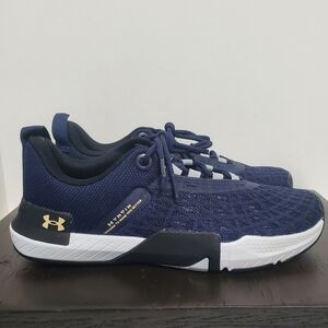 Under Armour TriBase Reign 5 Navy Midshipmen Training Shoes Men Sz.8/Wmn. Sz 9.5